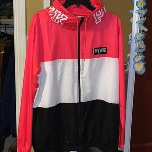 PINK rain jacket
